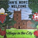 Welcome to St Johns - front - by Victoria Harrison of Living Mosaics